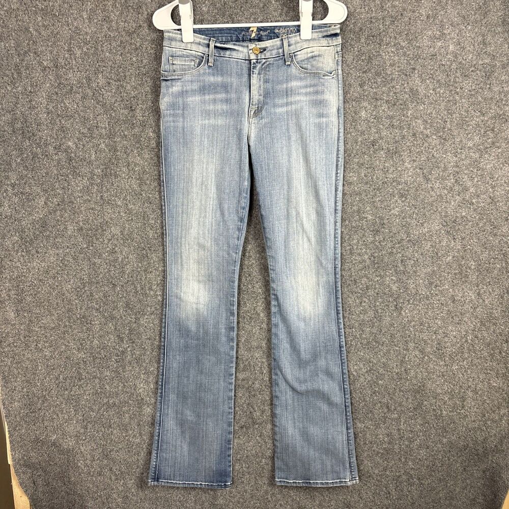 7 For All Mankind The Skinny Bootcut Jeans Womens Size 28